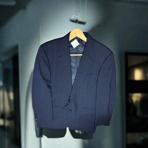 Hickey Freeman,Men’s,Dress Jacket,Blue Dark,Size M,Wool,Long Sleeve,Buttons.!